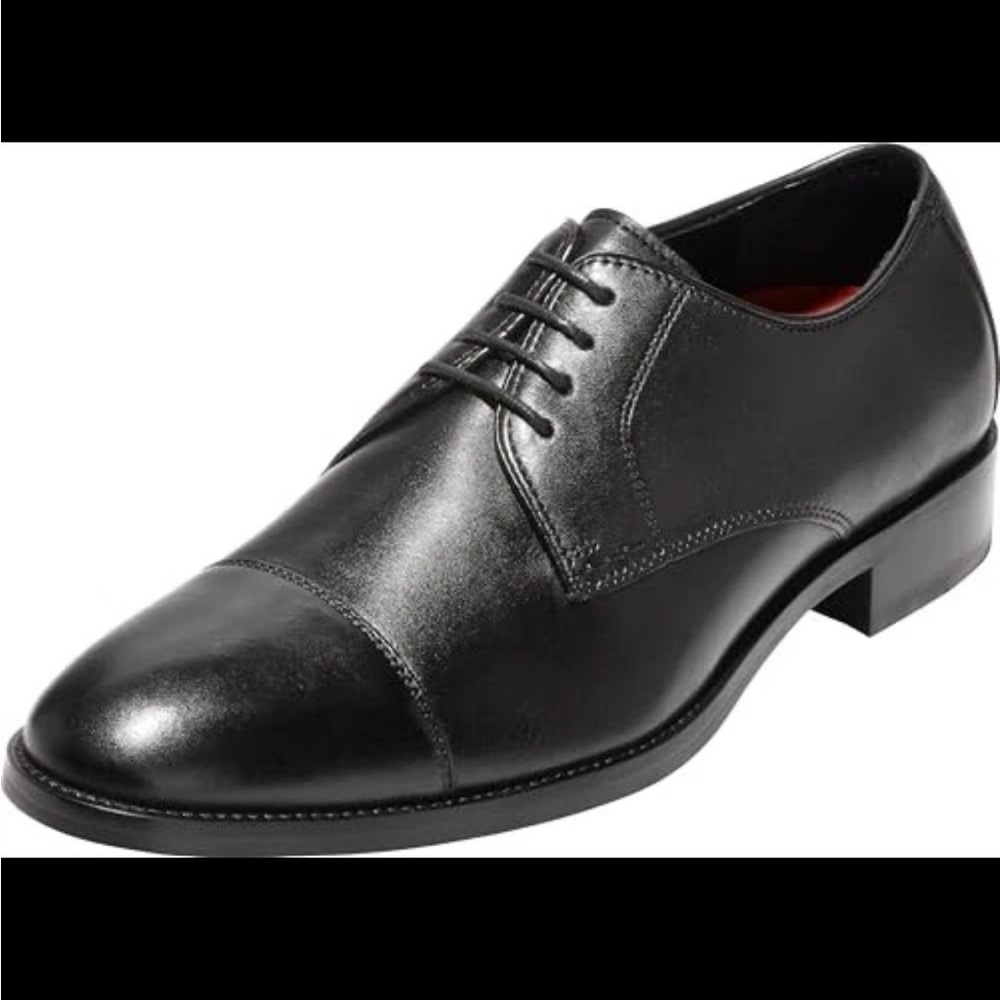 C11630‎ COLE HAAN MEN'S LENOX HILL CAP TOE OXFORD SIZE 10 WIDE BLACK Classic